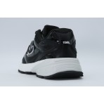 Karl Lagerfeld Orion Sidetrim Mix Ανδρικά Sneakers Μαύρα, Λευκά