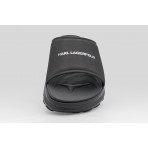 Karl Lagerfeld Skuba Logo Slide Ανδρικές Παντόφλες Μαύρες