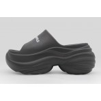 Karl Lagerfeld Kontour Slide Logo Γυναικείες Παντόφλες Μαύρες