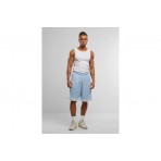 Karl Kani Small Signature Pinstripe Mesh Αθλητική Βερμούδα Γαλάζια
