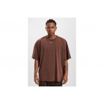 Karl Kani Small Signature Essential Ανδρικό Κοντομάνικο T-Shirt Καφέ