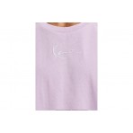 Karl Kani Small Signature Essential Ανδρικό Κοντομάνικο T-Shirt Ροζ