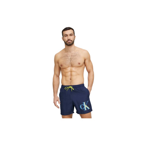 Calvin Klein Medium Drawstring Graphic Μαγιό Σορτς Ανδρικό 