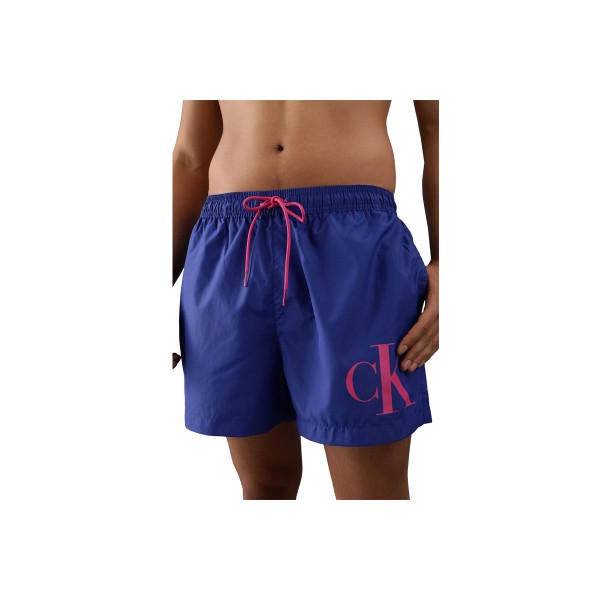 Calvin Klein Drawstring Μαγιό Σορτς (KM0KM00967 C7N)