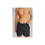 Calvin Klein Medium Double Ανδρικό Μαγιό Σορτς Μαύρο
