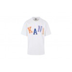 Karl Kani Woven Signature Ανδρικό Κοντομάνικο T-Shirt Λευκό