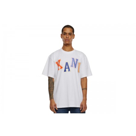 Karl Kani Woven Signature Ανδρικό Κοντομάνικο T-Shirt Λευκό