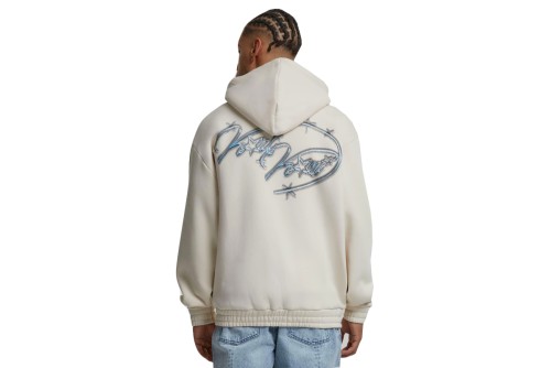 Karl Kani Authentic Star Logo Os Full Zip Ζακέτα Βαμβακερή Ανδρική (KM243-031-1 BEIGE)