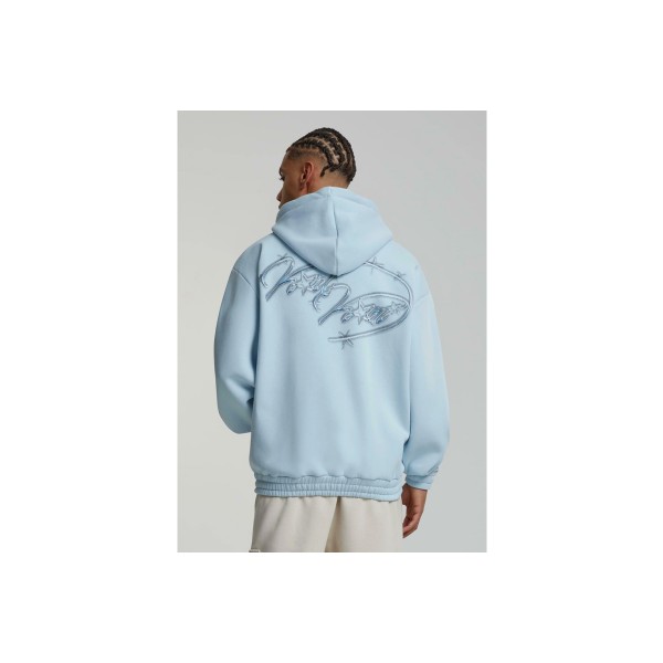 Karl Kani Authentic Star Logo Os Full Zip Ζακέτα Βαμβακερή Ανδρική (KM243-031-2 BLUE)