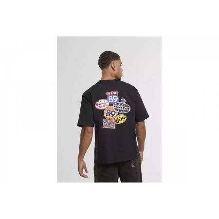 Karl Kani Retro Patch Print Ανδρικό Κοντομάνικο T-Shirt Μαύρο