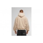 Karl Kani Silver Teddy Ανδρικό Φούτερ με Κουκούλα Μπεζ