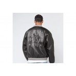 Karl Kani Western Pu Leather College Μπουφάν Δερματίνη Ανδρικό (KM253-049-1)