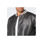 Karl Kani Western Pu Leather College Μπουφάν Δερματίνη Ανδρικό (KM253-049-1)