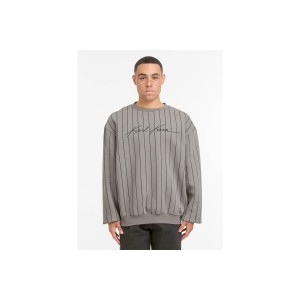 Karl Kani Autograph Pinstripe Μπλούζα Με Λαιμόκοψη Ανδρική (KM253-057-1)