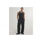 Karl Kani Signature Rib Ανδρική Αμάνικη Μπλούζα Μαύρη