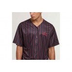 Karl Kani Cursive Varsity Pins Πουκάμισο Κοντομάνικο Ανδρικό (KM261-018-2)