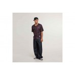 Karl Kani Cursive Varsity Pins Πουκάμισο Κοντομάνικο Ανδρικό (KM261-018-2)