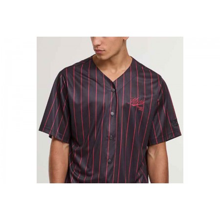 Karl Kani Cursive Varsity Pins Πουκάμισο Κοντομάνικο Ανδρικό 