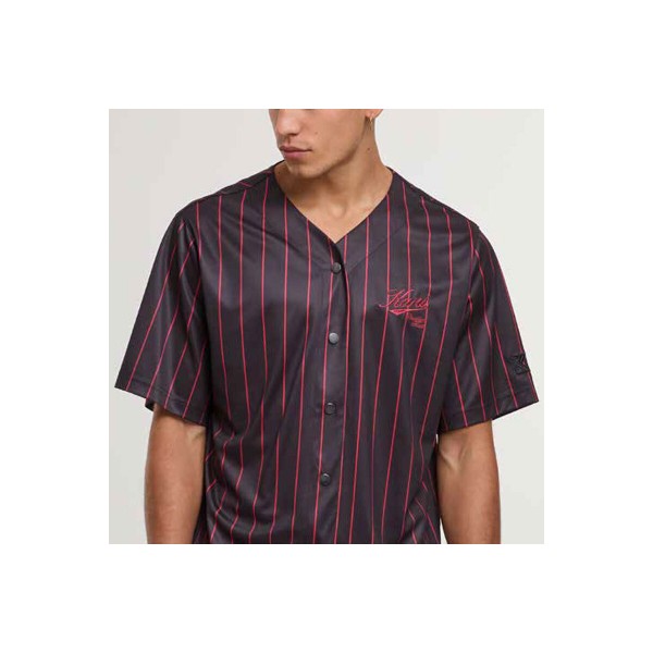 Karl Kani Cursive Varsity Pins Πουκάμισο Κοντομάνικο Ανδρικό (KM261-018-2)