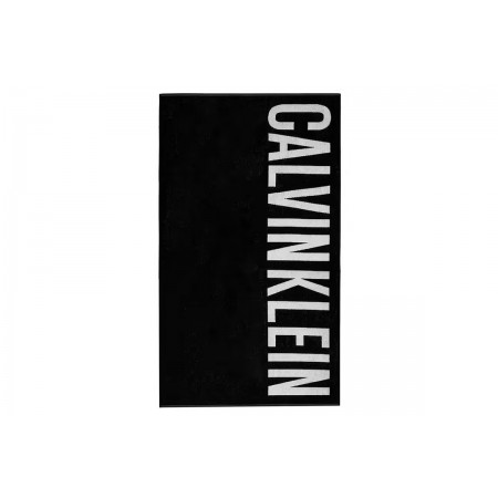 Calvin Klein Unisex Πετσέτα Θαλάσσης Μαύρη (KU0KU00117 BEH)