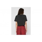 Karl Kani Small Signature Essential Γυναικεία Κοντομάνικη Cropped Μπλούζα