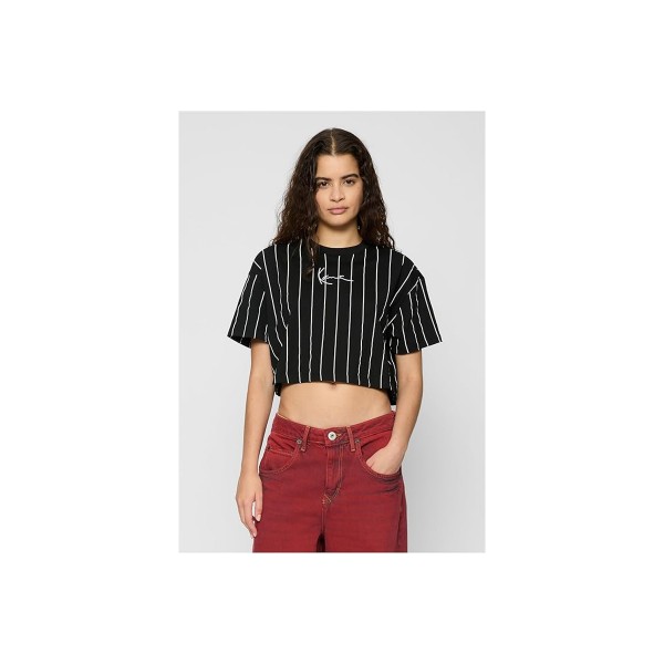 Karl Kani Small Signature Essential Crop T-Shirt Γυναικείο (KW-TE051-001-02)