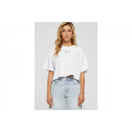 Karl Kani Small Signature Esse  Crop Top Κοντομάνικο Γυναικείο 