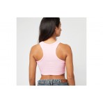 Karl Kani Small Signature Essential Αμάνικη Crop Top Μπλούζα Ροζ