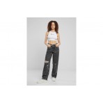 Karl Kani Small Signature Essential Αμάνικη Crop Top Μπλούζα Ροζ