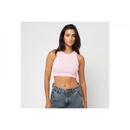Karl Kani Small Signature Essential Crop Top Αμάνικο Γυναικείο 