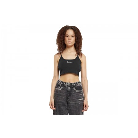 Karl Kani W Small Signature Essential Crop Top Αμάνικο Γυναικείο 