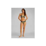 Calvin Klein Triangle Γυναικείο Μαγιό Bikini Top Χακί