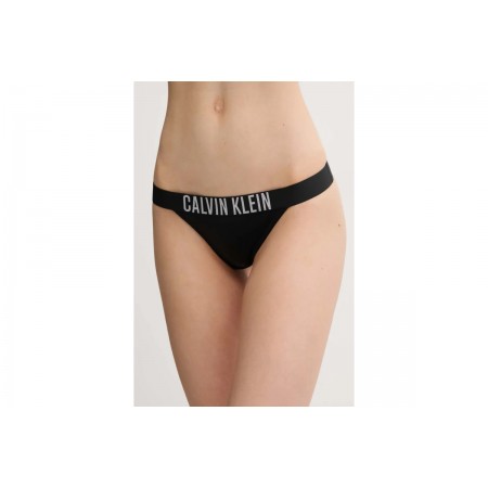 Calvin Klein Intense Power Γυναικείο Brazilian Μαγιό Bikini Bottom Μαύρο