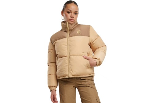 Karl Kani Og Reversible Μπουφάν Puffer Γυναικείο (KW243-033-1 BEIGE)