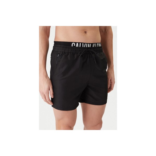 Calvin Klein Intense Power Double Waistband Μαγιό Σορτς Ανδρικό (LV00N61015 UB1)
