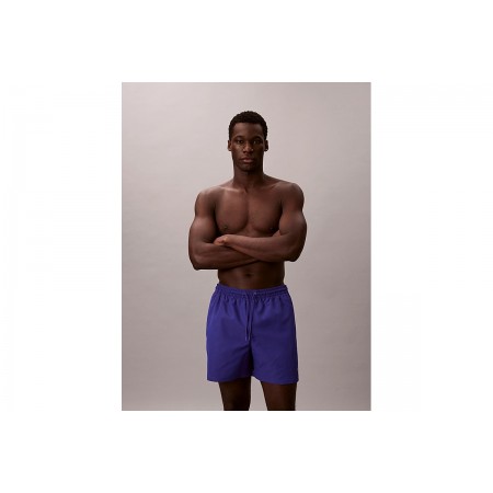 Calvin Klein Monogram Medium Drawstring Μαγιό Σορτς Ανδρικό 