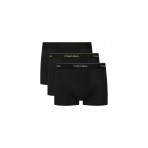 Calvin Klein Icon Cotton Stretch Relaxed Ανδρικά Εσώρουχα Μπόξερ Μαύρα 3 Τεμάχια