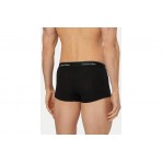 Calvin Klein Icon Cotton Stretch Relaxed Ανδρικά Εσώρουχα Μπόξερ Μαύρα 3 Τεμάχια