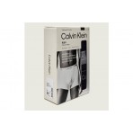 Calvin Klein Relaxed Dart Ανδρικά Εσώρουχα Μπόξερ Μαύρα 3 Τεμάχια