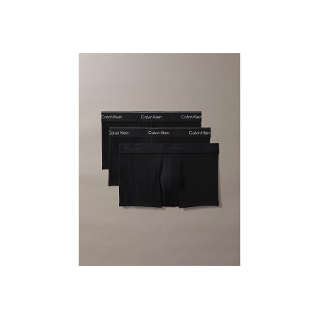 Calvin Klein Icon Cotton Stretch Low Rise Ανδρικά Μποξεράκια 3-Τεμάχια