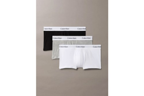 Calvin Klein Icon Cotton Stretch Low Rise Εσώρουχο Boxer 3-Τεμάχια (LV00NB4389 MP1)