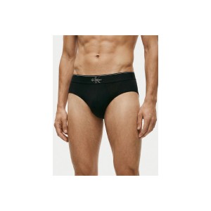 Calvin Klein Graphic Monogram Cotton Stretch Εσώρουχο Σλιπ 3-Τεμάχια (LV00NB4471 UB1)