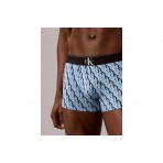 Calvin Klein Graphic Monogram Ανδρικά Εσώρουχα Boxer Μαύρα, Γαλάζια, Λευκά 3 Τεμάχια