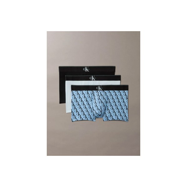 Calvin Klein Graphic Monogram Εσώρουχο Boxer 3-Τεμάχια (LV00NB4472 53Q)