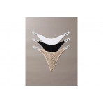Calvin Klein Icon Logo Dipped Εσώρουχο String 3-Τεμάχια (LV00QD5394 3RN)