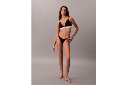 Calvin Klein Icon Logo Dipped Εσώρουχο String 3-Τεμάχια (LV00QD5394 3RN)