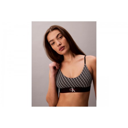 Calvin Klein Unlined Graphic Monogram Bralette Γυναικείο 