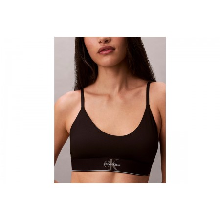 Calvin Klein Graphic Monogram Microfibre Unlined Bralette Γυναικείο 