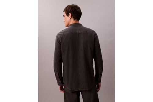 Calvin Klein Πουκάμισο Μακρυμάνικο Τζιν Ανδρικό (LV040BM733 KQB)