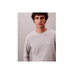 Calvin Klein Ανδρική Μακρυμάνικη Μπλούζα Γκρι